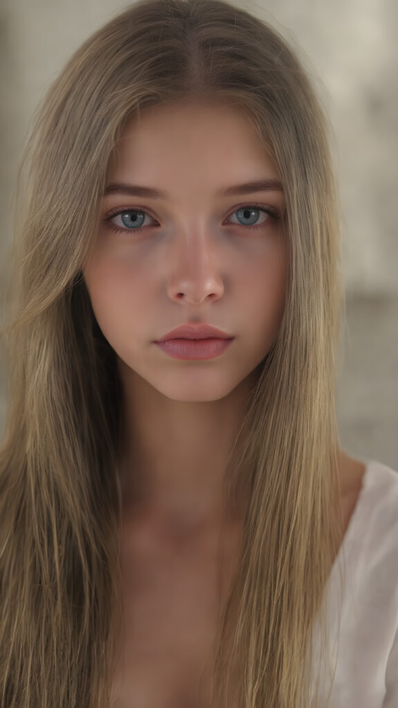 super realistic detailed, young teen girl, long straight hair, cute, stunning, gorgeous